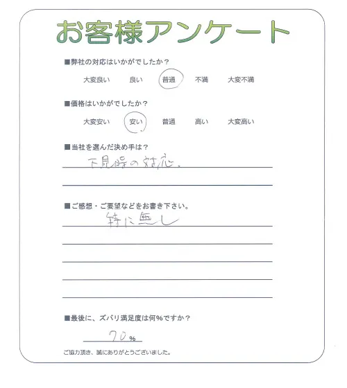 お客様レビュー