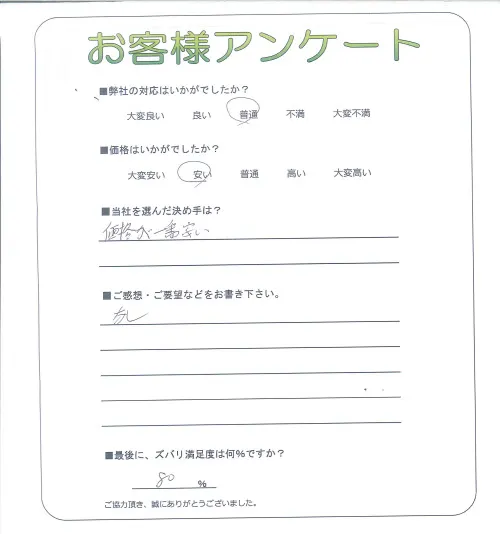 お客様レビュー