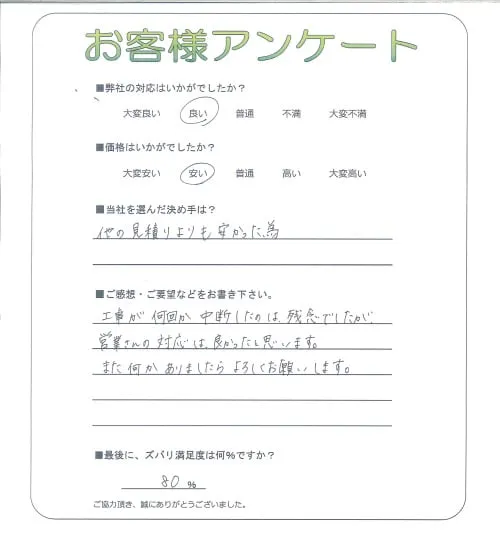 お客様レビュー