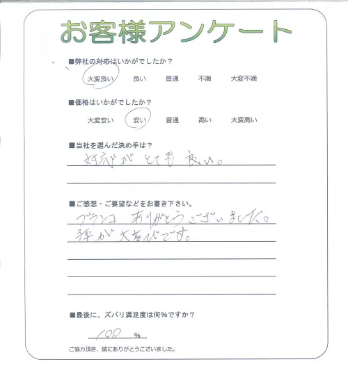 お客様レビュー