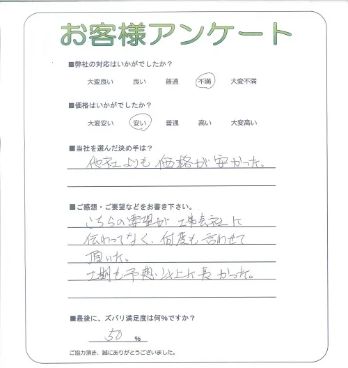 お客様レビュー