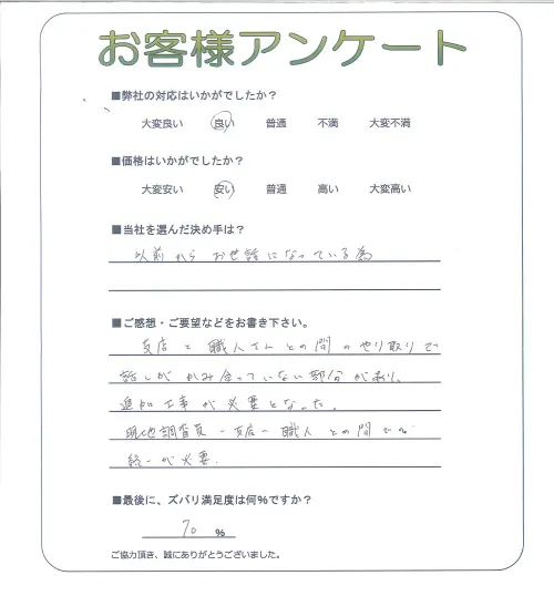 お客様レビュー