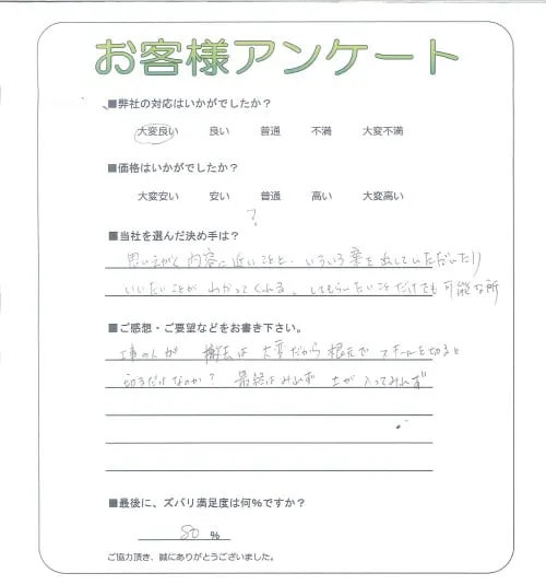 お客様レビュー