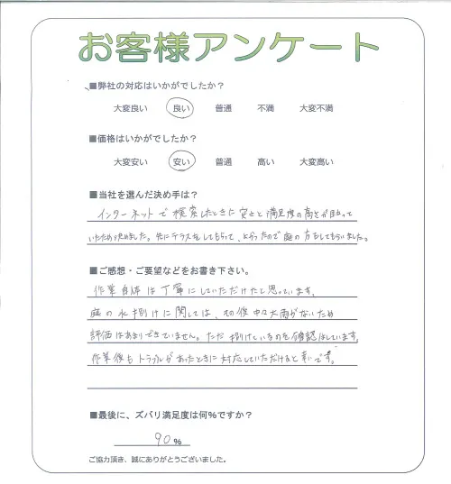 お客様レビュー