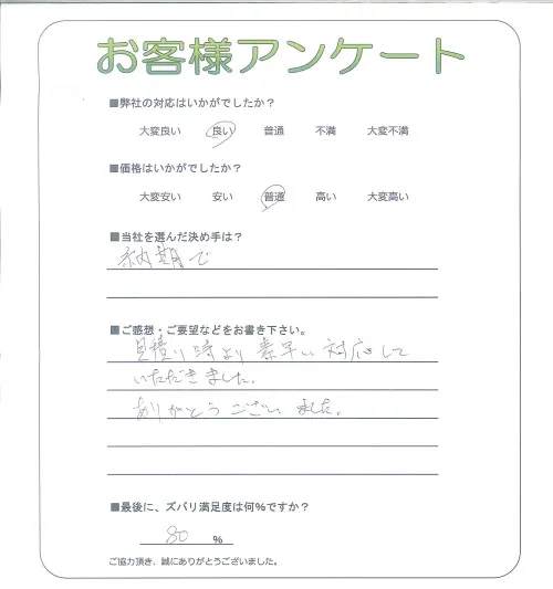 お客様レビュー
