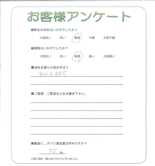 お客様レビュー