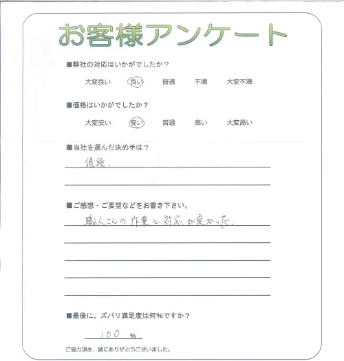 お客様レビュー