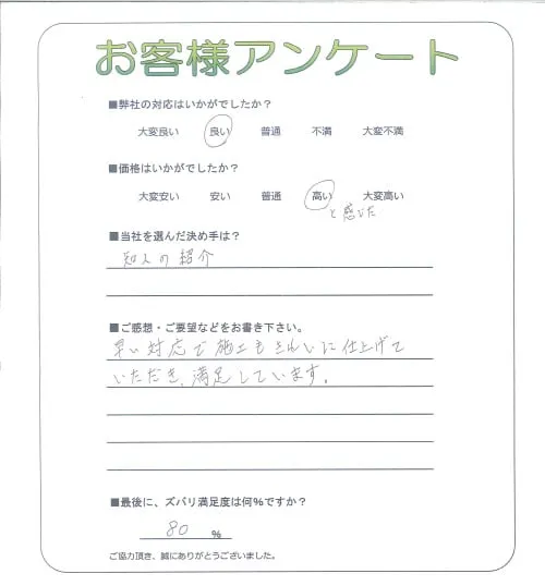 お客様レビュー