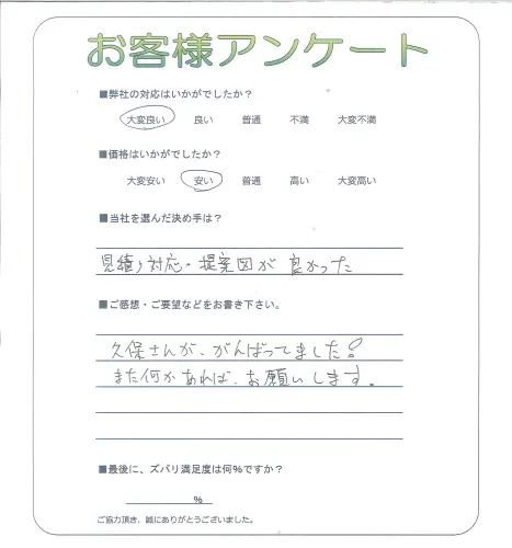 お客様レビュー
