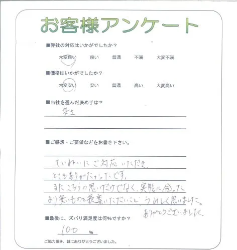 お客様レビュー