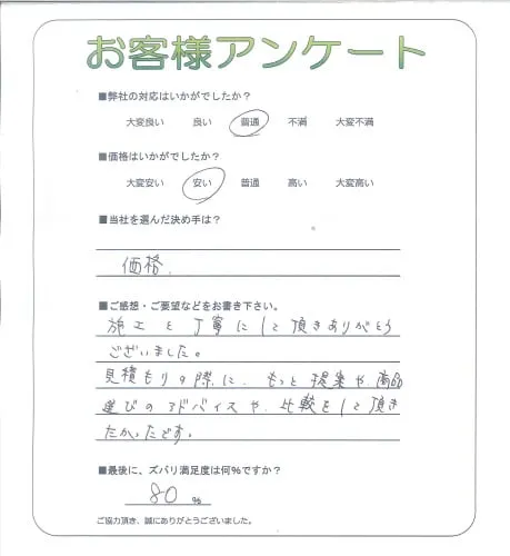 お客様レビュー