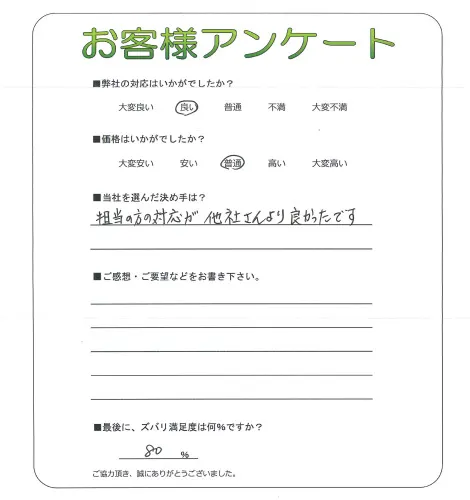お客様レビュー