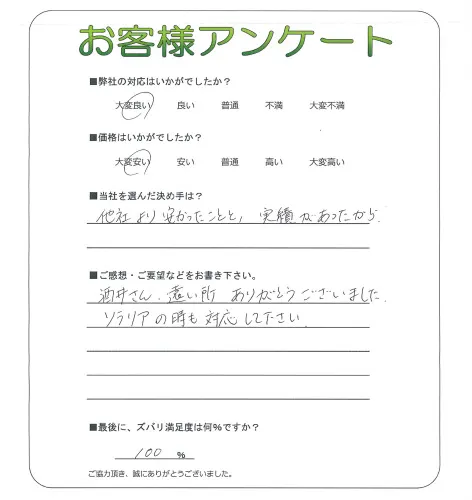 お客様レビュー