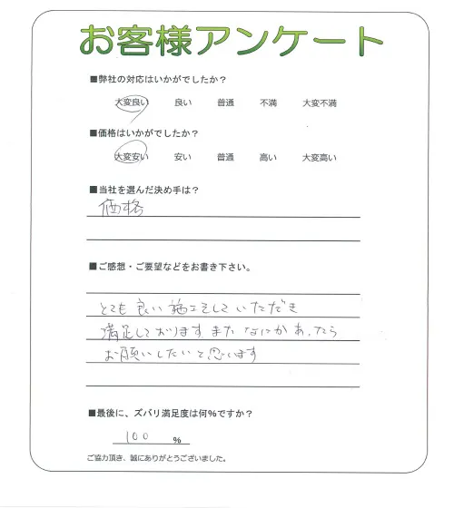 お客様レビュー