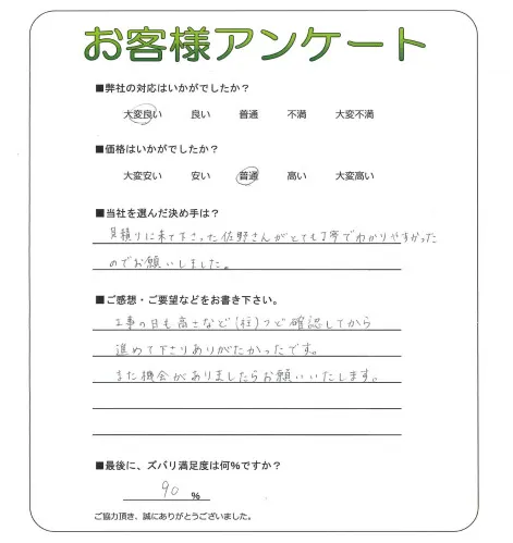 お客様レビュー