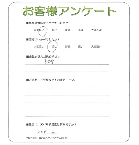 お客様レビュー