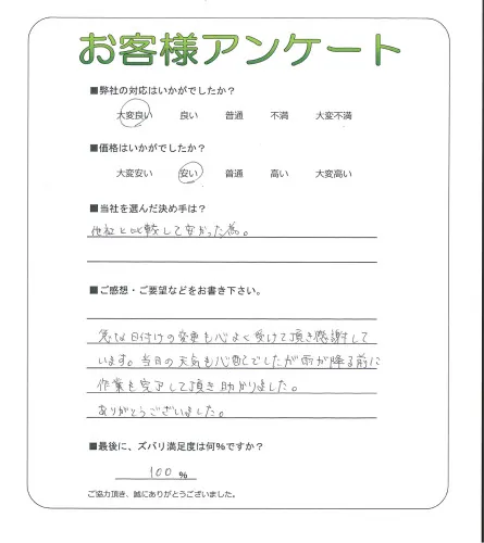お客様レビュー