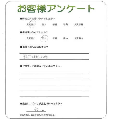 お客様レビュー