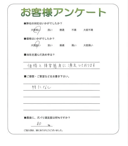 お客様レビュー