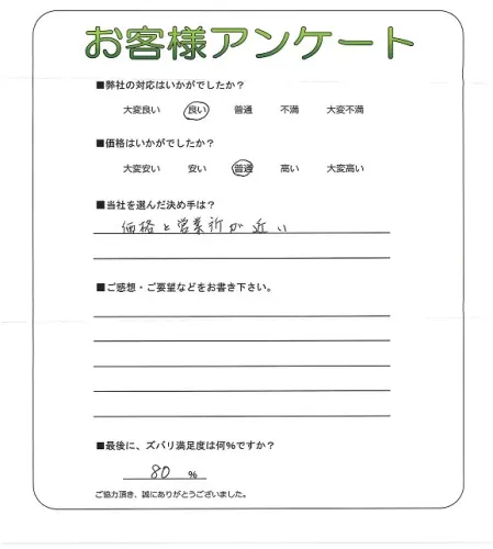 お客様レビュー