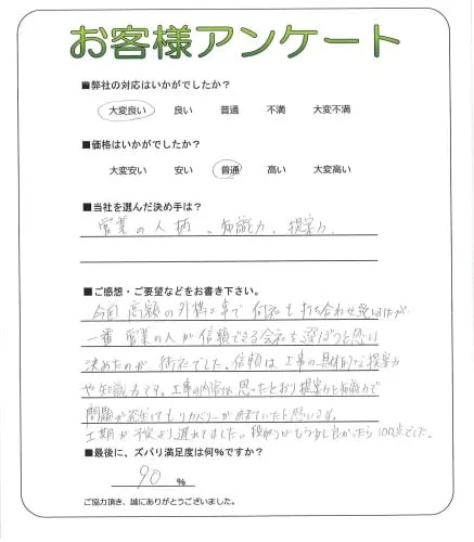 お客様レビュー