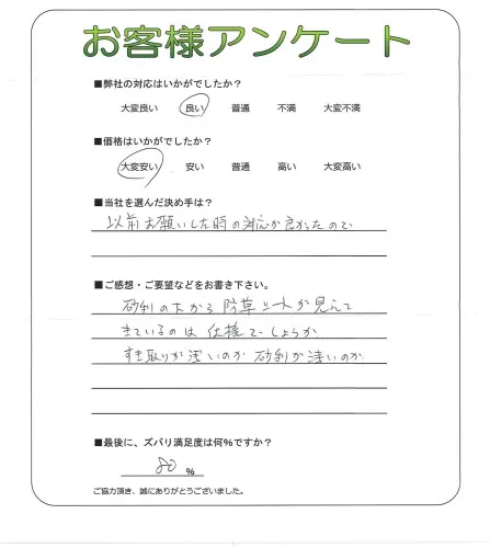 お客様レビュー