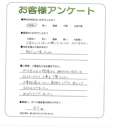 お客様レビュー