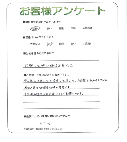 お客様レビュー