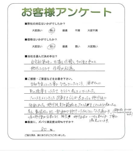 お客様レビュー