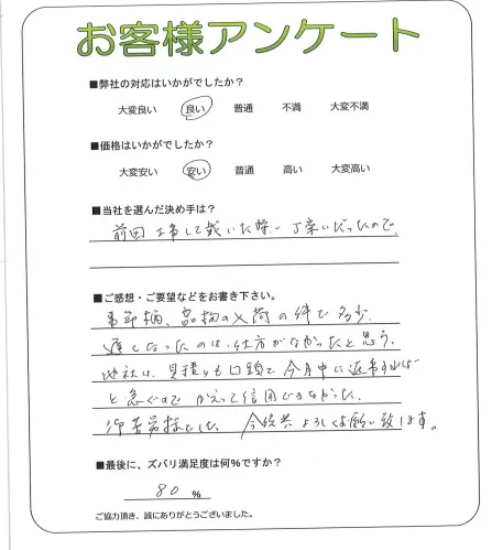 お客様レビュー