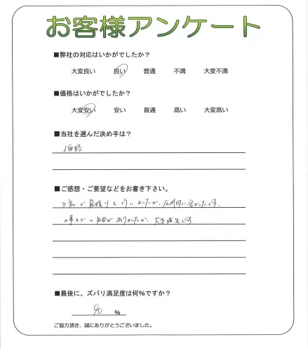 お客様レビュー
