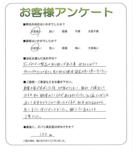 お客様レビュー