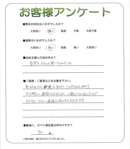 お客様レビュー