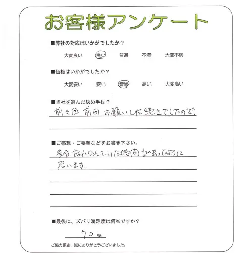 お客様レビュー