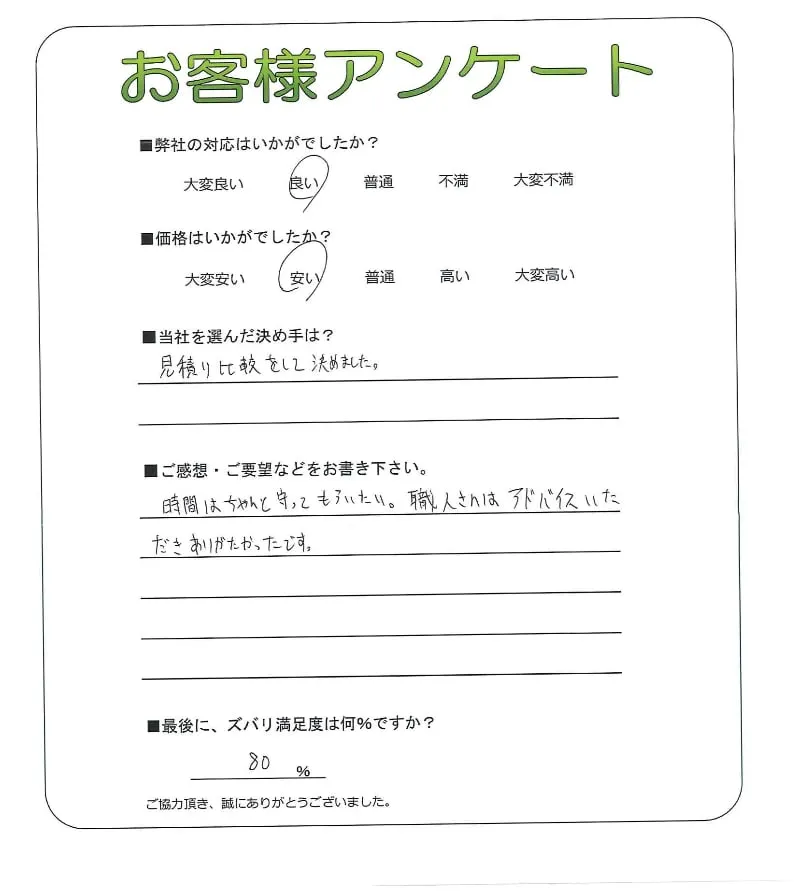 お客様レビュー