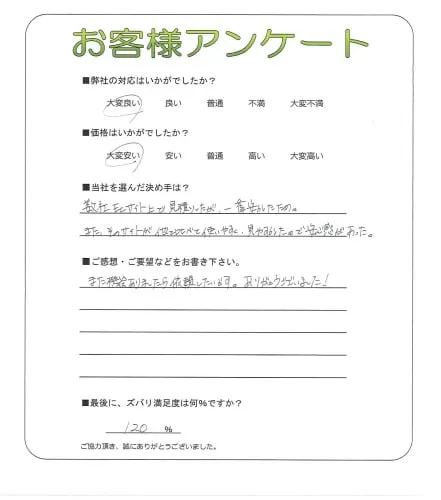 お客様レビュー