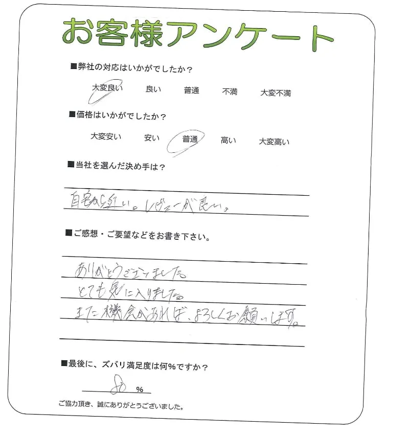 お客様レビュー