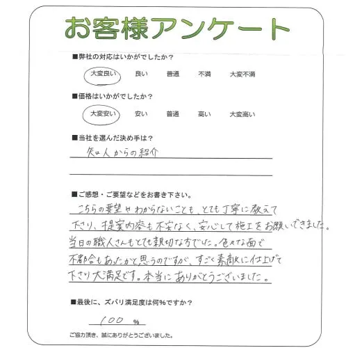 お客様レビュー