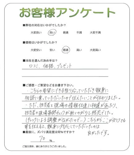 お客様レビュー
