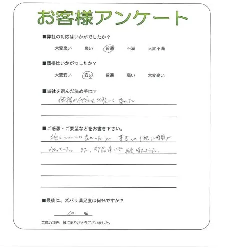 お客様レビュー