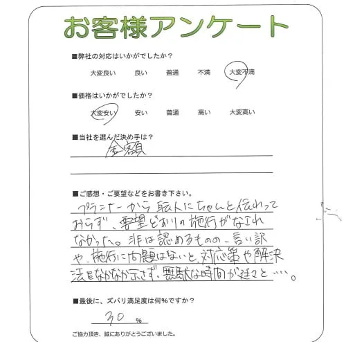 お客様レビュー