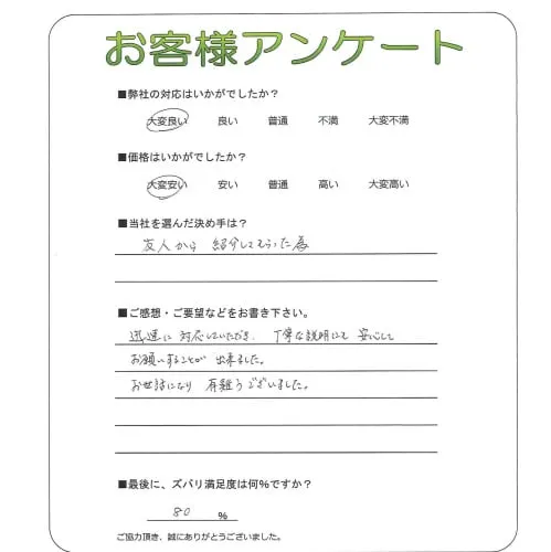 お客様レビュー