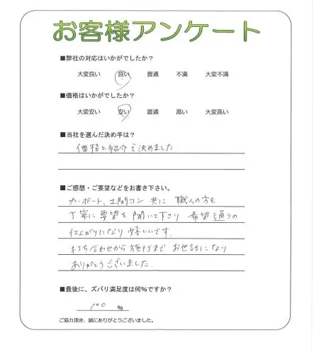 お客様レビュー
