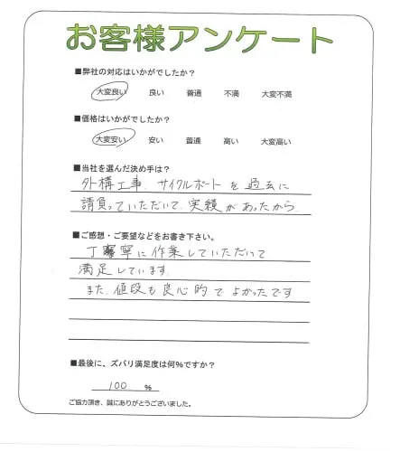 お客様レビュー