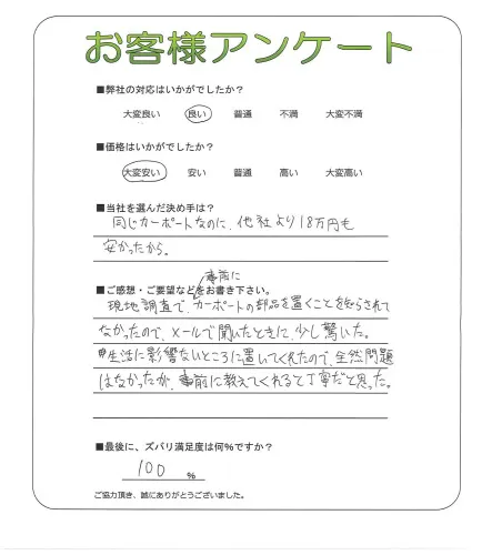 お客様レビュー