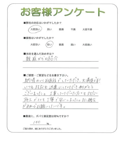 お客様レビュー