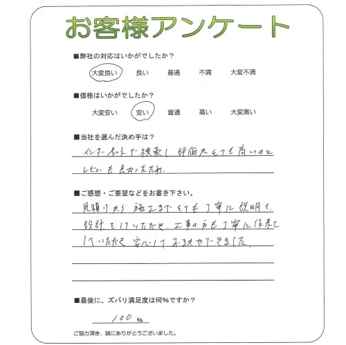 お客様レビュー