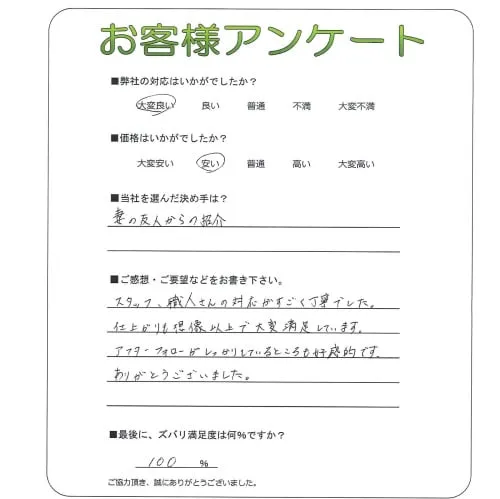 お客様レビュー