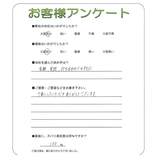 お客様レビュー