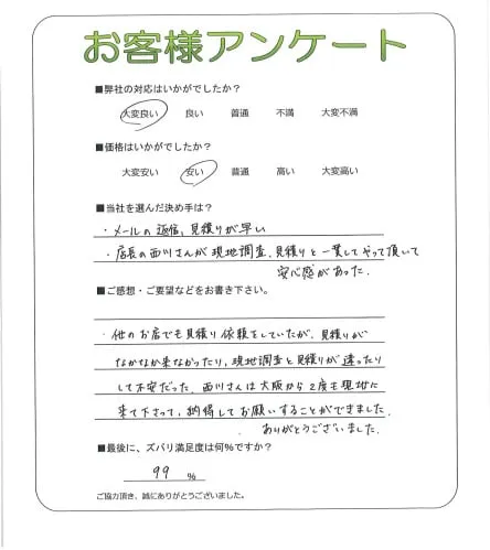 お客様レビュー